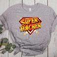 Super Teacher Superhero Back To School Teacher's Women's Heather T-Shirt Athletic Heather Super Teacher Superhero Back To School Teacher's Women's Heather T-Shirt Athletic Heather