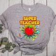 Superhero Teacher Appreciation Teaching Tee Women's Heather T-Shirt Athletic Heather