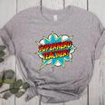 Superhero Teacher Retro Comic Teaching Superpower Women's Heather T-Shirt Athletic Heather Superhero Teacher Retro Comic Teaching Superpower Women's Heather T-Shirt Athletic Heather