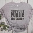 Support Public Education Protect Teachers Students Schools Women's Heather T-Shirt Athletic Heather