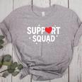 Support Squad Cute Heart Supportive Teacher Team Member Women's Heather T-Shirt Athletic Heather