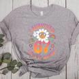 I Survived 67 Days Of School Groovy Retro Teachers Girls Women's Heather T-Shirt Athletic Heather
