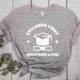 SYLLABUS PROFESSOR TEACHER Women's Heather T-Shirt Athletic Heather
