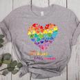 It Takes a Big Heart To Shape Little Minds Teacher Women's Heather T-Shirt Athletic Heather