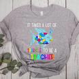 It Takes A Lot Of Sparkle To Be A Teacher Rainbow Fish For Men Women Women's Heather T-Shirt Athletic Heather It Takes A Lot Of Sparkle To Be A Teacher Rainbow Fish For Men Women Women's Heather T-Shirt Athletic Heather