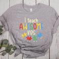 I Teach Awesome Kids Shirt Autism Special Education Teacher Women's Heather T-Shirt Athletic Heather I Teach Awesome Kids Shirt Autism Special Education Teacher Women's Heather T-Shirt Athletic Heather