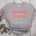 Teach Compassion Kindness Confidence For Teacher Women's Heather T-Shirt Athletic Heather