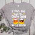 I Teach The Cutest Candy Corn In The Bunch Teacher Halloween Women's Heather T-Shirt Athletic Heather I Teach The Cutest Candy Corn In The Bunch Teacher Halloween Women's Heather T-Shirt Athletic Heather