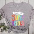 I Teach Future Superheroes Teacher Teaching Women's Heather T-Shirt Athletic Heather I Teach Future Superheroes Teacher Teaching Women's Heather T-Shirt Athletic Heather