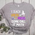 I Teach Hocus Pocus Some Call It Math Teacher Women's Heather T-Shirt Athletic Heather