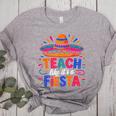 Teach Like It'S A Fiesta Teachers Sombrero Cinco De Mayo Women's Heather T-Shirt Athletic Heather Teach Like It'S A Fiesta Teachers Sombrero Cinco De Mayo Women's Heather T-Shirt Athletic Heather