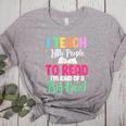 I Teach Little People To Read Reading Teacher For Men Women Girls Kids Women's Heather T-Shirt Athletic Heather