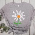 Teach Love Inspire Teachers Inspirational Flower Teachers Women's Heather T-Shirt Athletic Heather