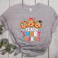 I Teach Smart Cookies Cute Back To School Teacher Women's Heather T-Shirt Athletic Heather I Teach Smart Cookies Cute Back To School Teacher Women's Heather T-Shirt Athletic Heather