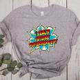 I Teach Superheroes Retro Comic Super Teacher Graphic Women's Heather T-Shirt Athletic Heather I Teach Superheroes Retro Comic Super Teacher Graphic Women's Heather T-Shirt Athletic Heather