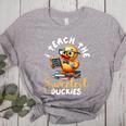 I Teach The Sweetest Duckies Teacher Rubber Duck Teaching Women's Heather T-Shirt Athletic Heather I Teach The Sweetest Duckies Teacher Rubber Duck Teaching Women's Heather T-Shirt Athletic Heather