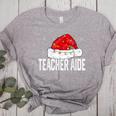 Teacher Aide Christmas Women Family Matching Group Xmas Women's Heather T-Shirt Athletic Heather Teacher Aide Christmas Women Family Matching Group Xmas Women's Heather T-Shirt Athletic Heather