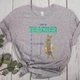 I Am A Teacher Alcoholic Cat Beer Feline Men Women Women's Heather T-Shirt Athletic Heather I Am A Teacher Alcoholic Cat Beer Feline Men Women Women's Heather T-Shirt Athletic Heather