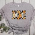 Teacher Appreciation Boho Floral Leopard Checkered Women's Heather T-Shirt Athletic Heather Teacher Appreciation Boho Floral Leopard Checkered Women's Heather T-Shirt Athletic Heather