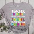 Teacher Besties Because Going Crazy Alone Is Not Fun Women's Heather T-Shirt Athletic Heather