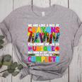 Teacher We Are Like A Box Of Crayons Back To School Women's Heather T-Shirt Athletic Heather