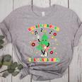 Teacher Christmas Shirts Pajama Matching Rockin' Around The Classroom -Adult Short Sleeve Small Modern Festive Christmas Teacher Xmas Vibes T-Shirt Women's Heather T-Shirt Athletic Heather