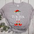 The Teacher Elf Christmas Family Matching Group Xmas Women's Heather T-Shirt Athletic Heather The Teacher Elf Christmas Family Matching Group Xmas Women's Heather T-Shirt Athletic Heather