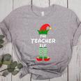 The Teacher Elf Family Matching Group Idea Christmas Women's Heather T-Shirt Athletic Heather The Teacher Elf Family Matching Group Idea Christmas Women's Heather T-Shirt Athletic Heather
