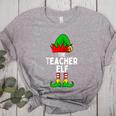 Teacher Elf Matching Family Christmas Women Men Women's Heather T-Shirt Athletic Heather Teacher Elf Matching Family Christmas Women Men Women's Heather T-Shirt Athletic Heather