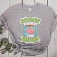 Teacher Halloween Costume Science Teachers Love Brains Women's Heather T-Shirt Athletic Heather Teacher Halloween Costume Science Teachers Love Brains Women's Heather T-Shirt Athletic Heather