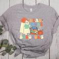 Teacher Halloween Cute Booooks Ghost Read More Books Women's Heather T-Shirt Athletic Heather