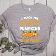 Teacher Halloween Pre-K Teacher Kindergarten Cutest Pumpkins Men Women Kids Women's Heather T-Shirt Athletic Heather Teacher Halloween Pre-K Teacher Kindergarten Cutest Pumpkins Men Women Kids Women's Heather T-Shirt Athletic Heather