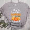 Teacher Halloween Pre-K Teacher Kindergarten Cutest Pumpkins Women's Heather T-Shirt Athletic Heather Teacher Halloween Pre-K Teacher Kindergarten Cutest Pumpkins Women's Heather T-Shirt Athletic Heather