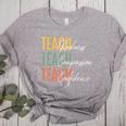 Teacher Kindness Compassion Confidence Teaching Women's Heather T-Shirt Athletic Heather Teacher Kindness Compassion Confidence Teaching Women's Heather T-Shirt Athletic Heather