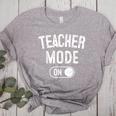 Teacher Mode On School Education Educator Women's Heather T-Shirt Athletic Heather