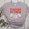 Teacher Pit Crew Race Car Driver Costume Men Women Kids Women's Heather T-Shirt Athletic Heather
