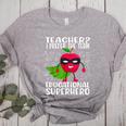 Teacher I Prefer The Term Educational Superhero Women's Heather T-Shirt Athletic Heather