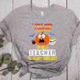 Being a Teacher Is Scary Enough Halloween Women's Heather T-Shirt Athletic Heather Being a Teacher Is Scary Enough Halloween Women's Heather T-Shirt Athletic Heather