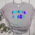 Teacher Shark Don't Stress Do Your Best Forget The Rest Women's Heather T-Shirt Athletic Heather