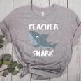 Teacher Shark Shirt Christmas Idea For Him Her Women's Heather T-Shirt Athletic Heather