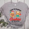 Teacher Of Smart Cookies Cute Gingerbread Teacher Christmas Women's Heather T-Shirt Athletic Heather Teacher Of Smart Cookies Cute Gingerbread Teacher Christmas Women's Heather T-Shirt Athletic Heather