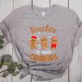 Teacher Of Smart Cookies Gingerbread Christmas Teacher Cute Men Women Kids Women's Heather T-Shirt Athletic Heather Teacher Of Smart Cookies Gingerbread Christmas Teacher Cute Men Women Kids Women's Heather T-Shirt Athletic Heather