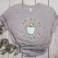 Teacher Supporter Bucket Filler Hero Women's Heather T-Shirt Athletic Heather