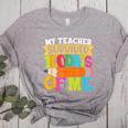 My Teacher Survived 100 Days Of Me 100th Day Of School Kids Women's Heather T-Shirt Athletic Heather
