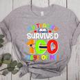 My Teacher Survived 100 Days Of Me 100 Days Of School Women's Heather T-Shirt Athletic Heather My Teacher Survived 100 Days Of Me 100 Days Of School Women's Heather T-Shirt Athletic Heather