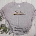 Teacher Teaching Camouflage Vintage Inspired Distressed Camo For Men Women Women's Heather T-Shirt Athletic Heather