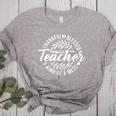 Teacher Thankful Blessed & Kind Of A Mess Hearts Cute Women's Heather T-Shirt Athletic Heather