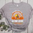 Teacher Thanksgiving Thankful For My Second Grade Turkeys Women's Heather T-Shirt Athletic Heather
