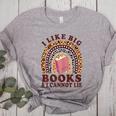 Teacher-TShirt I Like Big Books & I Cannot Lie Reading For Women Women's Heather T-Shirt Athletic Heather