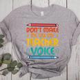 Teacher Voice Teacherlife Primary School Teacher Women's Heather T-Shirt Athletic Heather